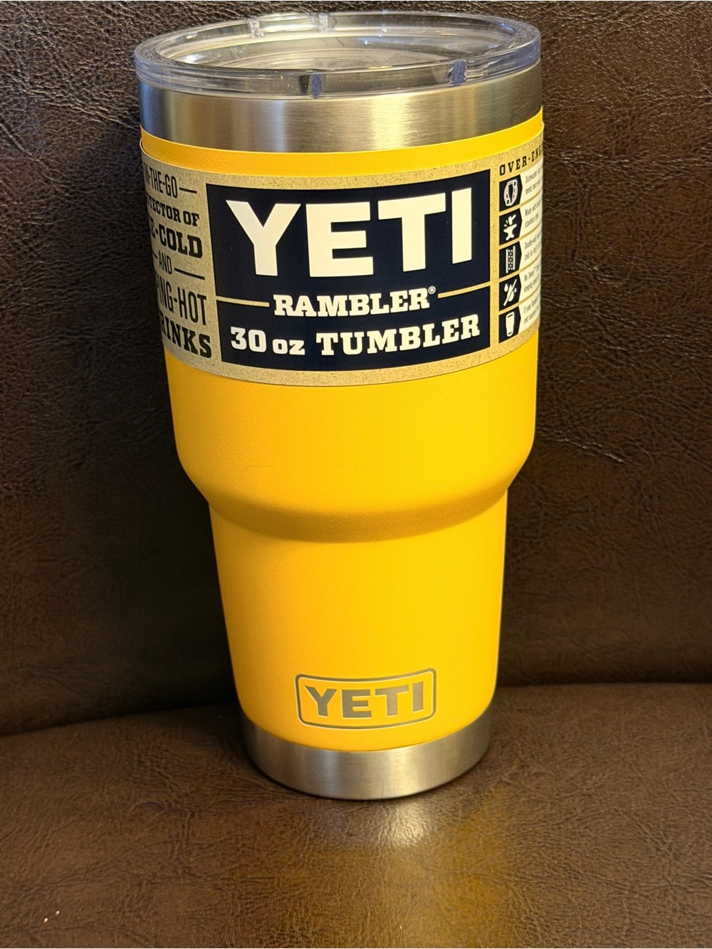 Yeti 30oz Rambler Tumbler in Alpine Yellow Retired